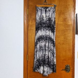 Black / Grey / White Maxi Skirt